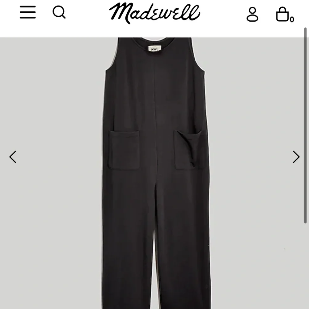 B 14 MADEWELL Superbrushed Pull-On Jumpsuit - Picture 3 of 7